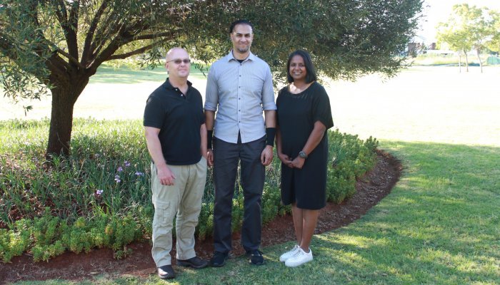 The Phractyl team: Coert Visser, Vivek Singh, and Prevani Kistan-Naidoo